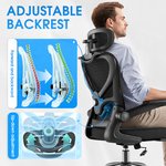 Topika Flex 200 Ergonomic Office Highback Chair With Built-in Coat Hanger - image 6