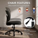 Topika Lite 100 -Low-Back Office Chair With Wheels & Height Adjustable - image 5
