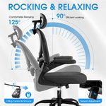 Topika Flex 200 Ergonomic Office Highback Chair With Built-in Coat Hanger - image 5