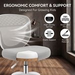 Topika Lite 100 -Low-Back Office Chair With Wheels & Height Adjustable - image 13
