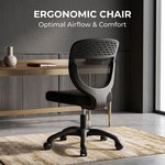 Topika Lite 100 -Low-Back Office Chair With Wheels & Height Adjustable - image 2