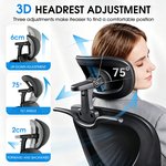 Topika Flex 200 Ergonomic Office Highback Chair With Built-in Coat Hanger - image 7