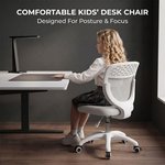Topika Lite 100 -Low-Back Office Chair With Wheels & Height Adjustable - image 15