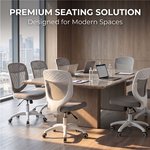 Topika Lite 100 -Low-Back Office Chair With Wheels & Height Adjustable - image 18