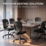 Topika Lite 100 -Low-Back Office Chair With Wheels & Height Adjustable - image 9