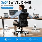 Topika Flex 200 Ergonomic Office Highback Chair With Built-in Coat Hanger - image 2