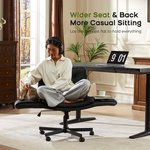 Topika Lounge Pro - Criss Cross Office Chair With Foldable Arms, Leather - image 6